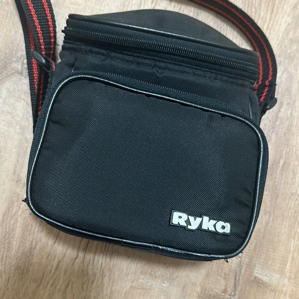 RYKA | Vintage Black Red Adjustable Padded‎ Film Video Photo Camera Bag, AF-170